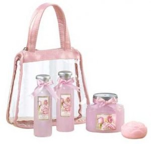 Wholesale Rose Bath Set