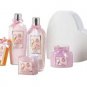 Wholesale Purple Rose Scented Bath Set