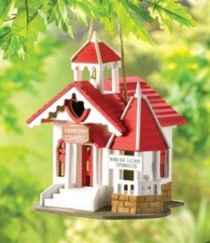 Wedding Chapel Birdhouse