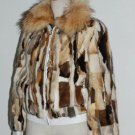 8132-Mink Fur Coat with RaccoonDog Collar