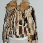 8132-Mink Fur Coat with RaccoonDog Collar