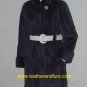 8126-Iron Grey Plucked Rabbit Fur Long Coat