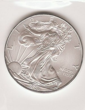 2009 American Silver Eagle BU