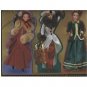 HALLMARK BARBIE EMBOSSED VICTORIAN REPRODUCTION CARDS
