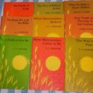 Mennonite faith series, 9 book lot, wenger, widmer, gallardo