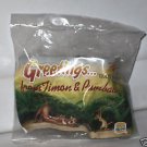 Burger King Timon and pumbaa set of 4