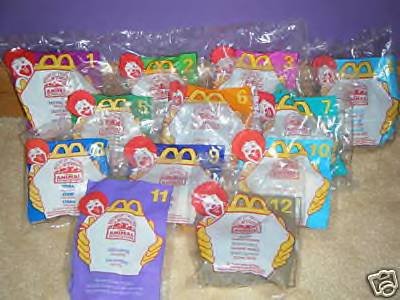 animal kingdom mcdonalds toys