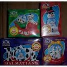 Disney MCDONALD'S 101 DALMATIONS SNOW GLOBE, DOME set of 4
