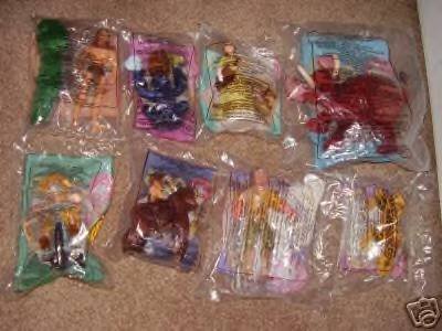 MCDONALDS 1999 HAPPY MEAL TARZAN SET OF 8 New!