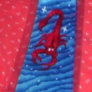 MEN'S NOVELTY NECKTIE  ZODIAC SCORPIO