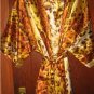 Glam LEOPARD Pattern Satiny Nightgown & Robe Set Plus Size 3X NEW