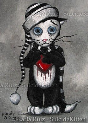Morky the Rag Doll Cat - Mini Art Print