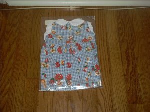 Apple Valley Dolls PRETTY FLOWER PRINT DRESS w/WHITE BLOUSE NEW!