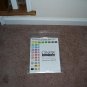 Genesis Heat Set Paints COLOR CHART & INSTRUCTION MANUAL PLUS COLOR INFO FLYER NEW!