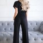Comfortable V Neck Jumpsuit In Good Quality