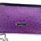 Wallet from lilac color leather 1
