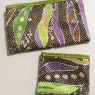 Set of two: wallet & coin purse