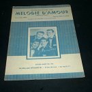 THE AMES BROTHERS MELODIE D'AMOUR THE SHOO SHOO LITTLE BIRD SONG FROM 1957