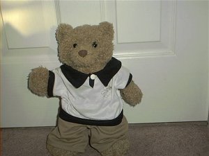 Build A Bear Workshop SOCCER PLAYER BEAR Plush 13"
