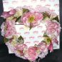 Show Stoppers * HEART WARMING WREATH * NEW IN BOX! 13 1/2" x 13 1/2" HTF!
