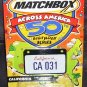 Matchbox Across America * CALIFORNIA * 1955 CHEVROLET BEL AIR CONVERTIBLE NEW! 2001