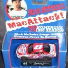 Mark McGwire's MacAttack 1998 diecast Car Bobby Hillin Jr (Driver) w/COA MIB