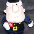 STUFFINS * FROSTY'S WINTER WONDERLAND * TRAFFIC COP PLUSH BEAN BAG 1999 STUFFINS * FROSTY'S WINTER WONDERLAND * TRAFFIC COP PLUSH BEAN BAG 1999