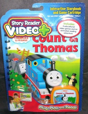 STORY READER VIDEO PLUS+ * THOMAS & FRIENDS * COUNT ON THOMAS BOOK & CARTRIDGE NEW!