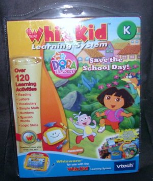 Vtech WHIZ KID * DORA THE EXPLORER SAVE THE SCHOOL DAY * WHIZWARE NEW!