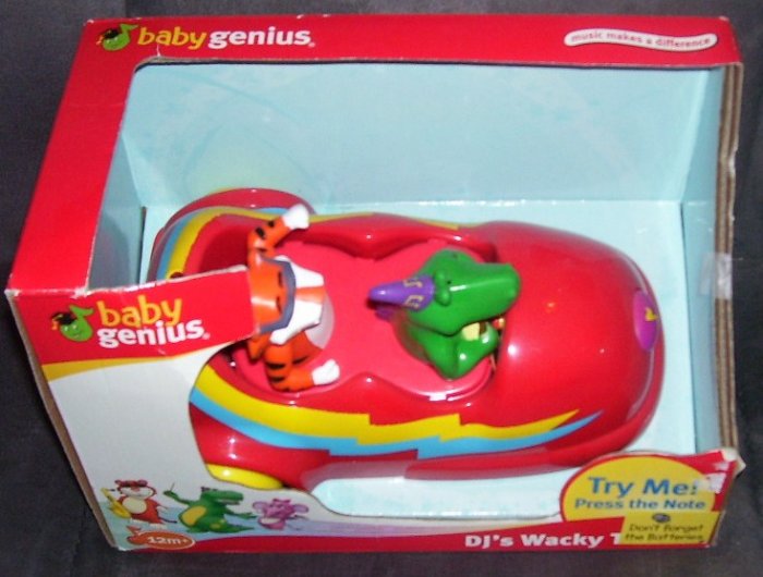 Baby Genius DJ'S WACKY TRAVELS Electronic Developmental Baby Toy NIB