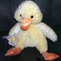 Commonwealth DUCK Sparkly Plush w/Flower and Butterfly 11" Sitting