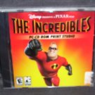 Disney THE INCREDIBLES PC CD-ROM PRINT STUDIO NEW Sealed