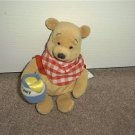 Disney Winnie The Pooh PICNIC POOH Bean Bag Plush 8" Disney Winnie The Pooh PICNIC POOH Bean Bag Plush 8"