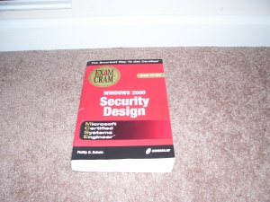Exam Cram Windows 2000 SECURITY DESIGN Book Exam 70-220 NEW!