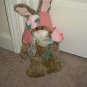 Gibson Greetings BUNNY WITH HAT Plush 1998 12 1/2" Tall