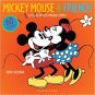 MICKEY MOUSE & FRIENDS 2008 WALL CALENDAR +60 STICKERS