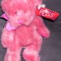 RUSS Memories of Love LUV'UMS PINK Plush Bear w/TAG RARE