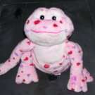 Ganz Webkinz LOVE FROG Stuffed Plush 7 1/2" Sitting Ganz Webkinz LOVE FROG Stuffed Plush 7 1/2" Sitting