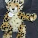 Build A Bear CHEETAH World Wildlife Fund Series Plush 2007 12" Sitting