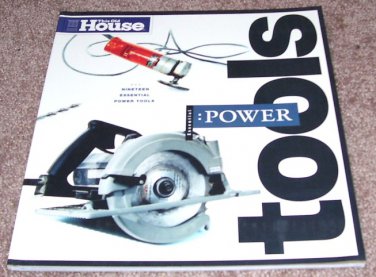 THIS OLD HOUSE POWER TOOLS BOOK BRAND NEW! 1ST EDITION 1998