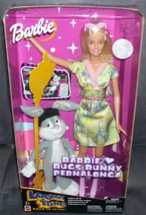 Barbie Looney Tunes Back In Action BUGS BUNNY Doll Set NEW! 2003