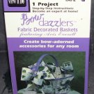 View N Do FABRIC DECORATED BASKETS Bow Dazzlers Project VHS NEW! 1991