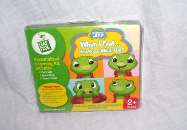 Leap Frog My Own Learning Leap WHEN I FEEL YOU KNOW WHAT I DO? Book & Cartridge Set NEW!