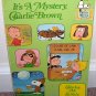 IT'S A MYSTERY CHARLIE BROWN Graphic Comic Book Novel 1975 VG COND! HTF