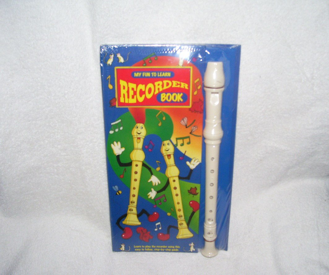 My Fun To Learn RECORDER Book with Instrument NEW! 1997
