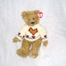 Ty Attic Treasures HEARTLEY The Bear JOINTED 12" Plush NEW WITH TAG! 1993 Ty Attic Treasures HEARTLEY The Bear JOINTED 12" Plush NEW WITH TAG! 1993