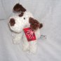Russ Berrie Softies BULLSEYE Bean Bag Plush Dog 6" w/Tag