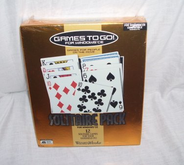 SOLITAIRE PACK For Windows CE PC Game NEW! From 1999