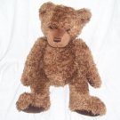 Gund RILEY Corduroy Paws Brown Bear Plush 11" Sitting, 15" Long