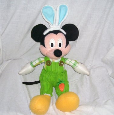 Disney Mickey Mouse with Easter Ears 19" tall Kcare Weighted Plush